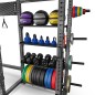 XENTRYON MULTIFUNKCYJNA KLATKA POWER RACK Z WYCIĄGIEM I REGAŁEM DO PRZECHOWYWANIA HMS