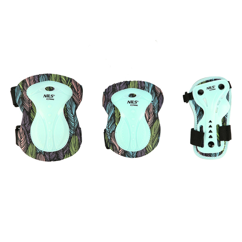 H727 niebieskie rozm. s zestaw ochraniaczy nils extreme