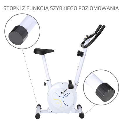 RM8740 white rower magnetyczny one fitness