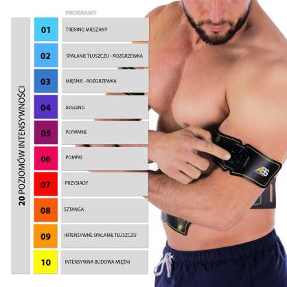 Abs master PRO super elektrostymulator HMS